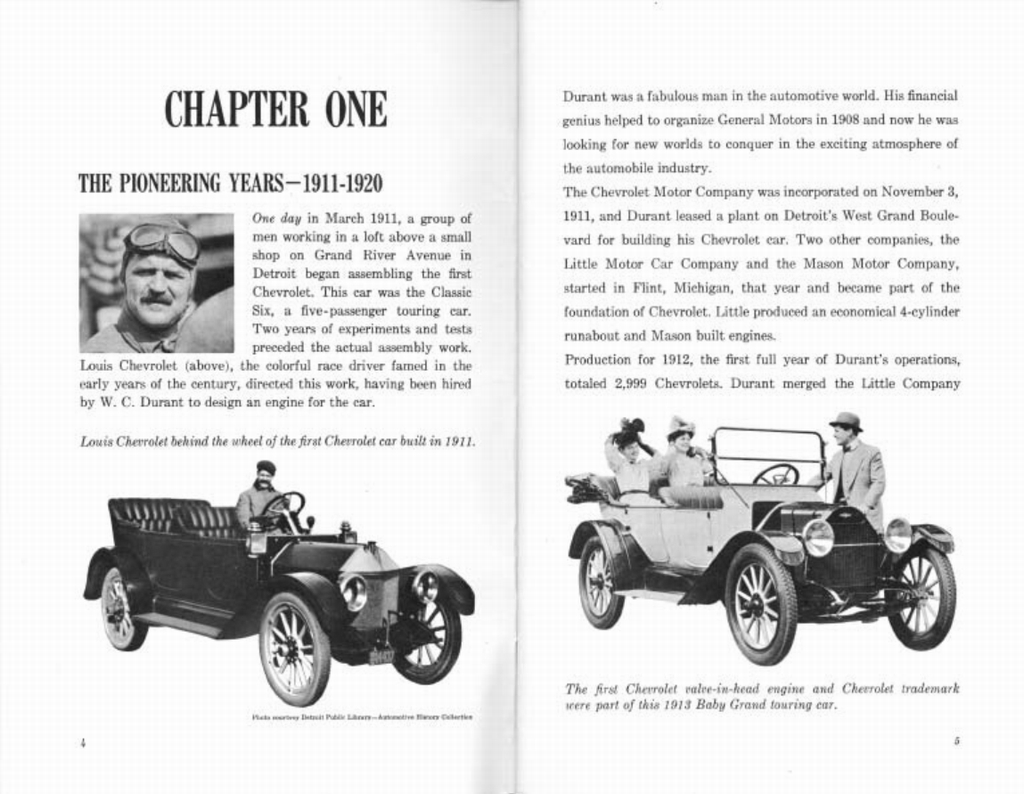 The Chevrolet Story - Published 1961 Page 33